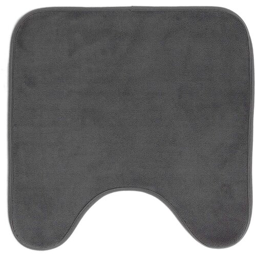 Douceur d int&amp;eacute;rieur Antracitno siva kupaonska prostirka za WC 45x45 cm Vitamine &amp;ndash; Slike