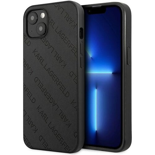 Karl Lagerfeld KLHCP13SPTLK IPHONE 13 MINI 5,4 HARDCASE CZARNY/BLACK PERFORATED ALLOVER, (21897422) Cene