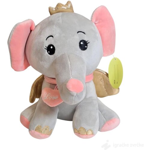  Plišani Slon sa krilima i krunom Cene