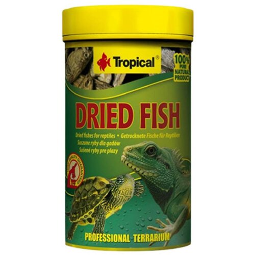 Tropical dried fish osušena riba hrana za gmizavce i ribe 100ml - 15g Slike