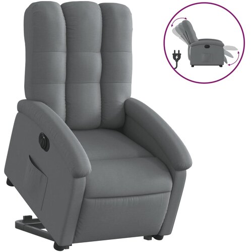 Maison Chic Električni naslanjač - Relax naslanjač s funkcijo vstajanja temno siv, (22061701) Cene
