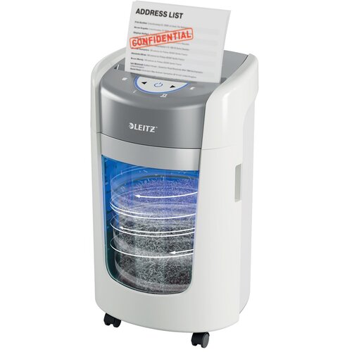 Leitz IQ OptiMax Home Office 225 Micro Cut Paper Shredder Security P5 15L - White Cijene