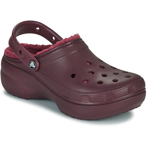 Crocs Cokli Classic Platform Lined Clog W Bordo Slike