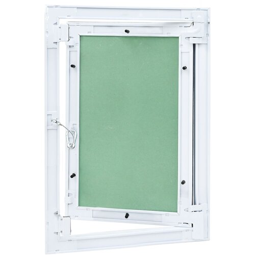 vidaXL dostopna plošča Zelena, Srebrna Aluminij, Mavec 450 x 350 x 12,5 mm Cene