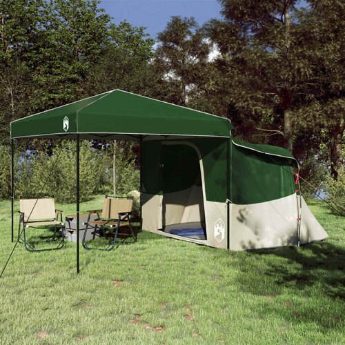  Set Kamp &Scaron;atora s krovom 2 pcs Zelena Tafta i Tkanina Cijene