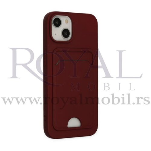  futrola soft sa džepićem za xiaomi redmi note 9 pro bordo Slike