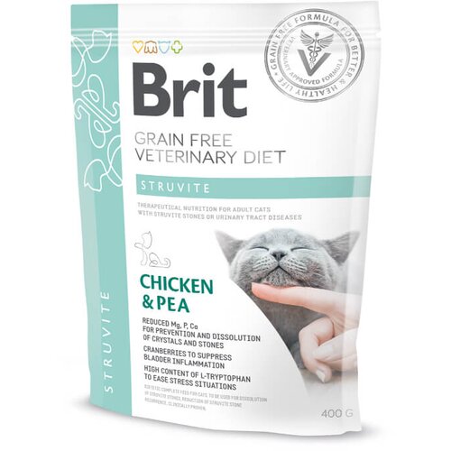 Brit veterinary diet Brit GF Veterinarska dieta za mačke - Struvite 400 g Cene