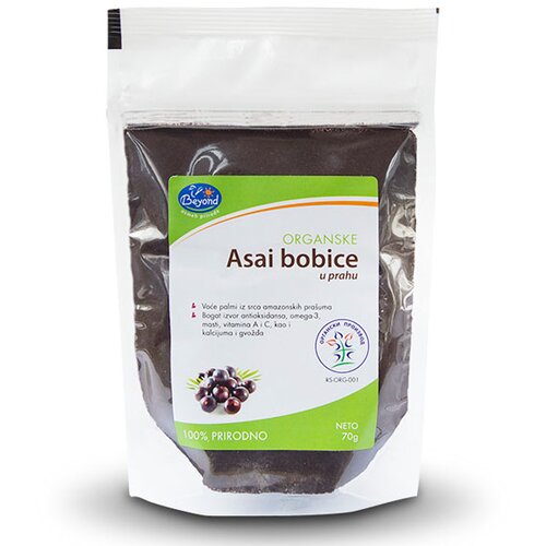 Beyond Asai bobice u prahu organic 70g Slike