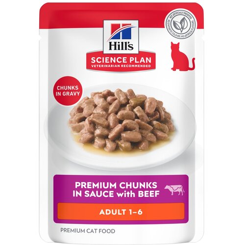 HILL&amp;#039;S SCIENCE Plan Adult - Govedina (24 x 85 g) Slike