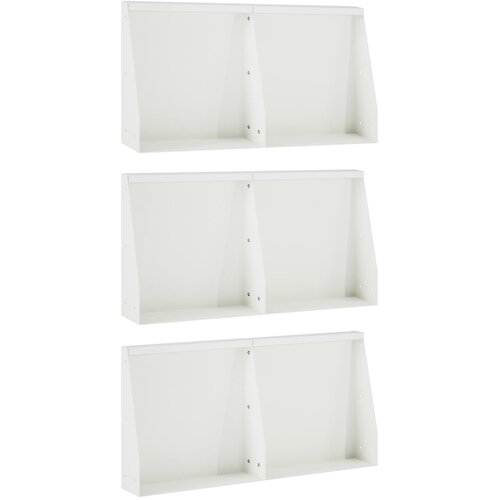  Zid za zadržavanje 6 kom. 40 x 12 x 40 cm Čelik Bijela Cijene