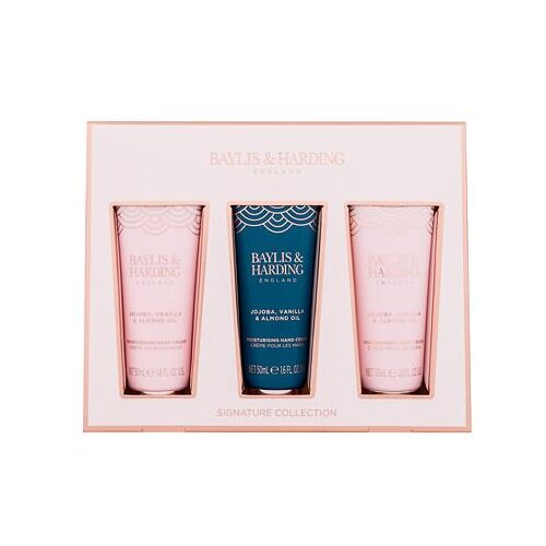 Baylis &amp;amp; Harding jojoba, Vanilla &amp;amp; Almond Oil Gift Set krema za roke 50 ml za ženske Slike