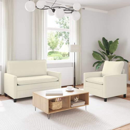  Set sofe 2 pcs Krem Tkanina Cene