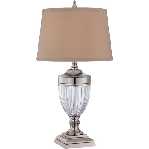 Elstead Lighting Elstead Dennison Namizna svetilka z 1 lučjo, polirani nikelj, E27, (22100304) Cene