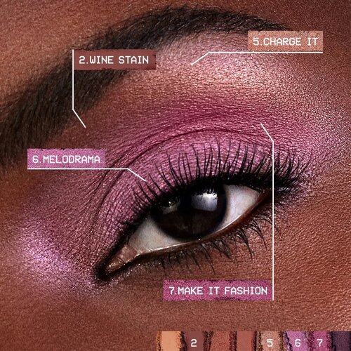 Smashbox Always On Mood Board Eye Shadow Palette paleta senčil za oči odtenek Bougie Vibes 6,8 g Slike