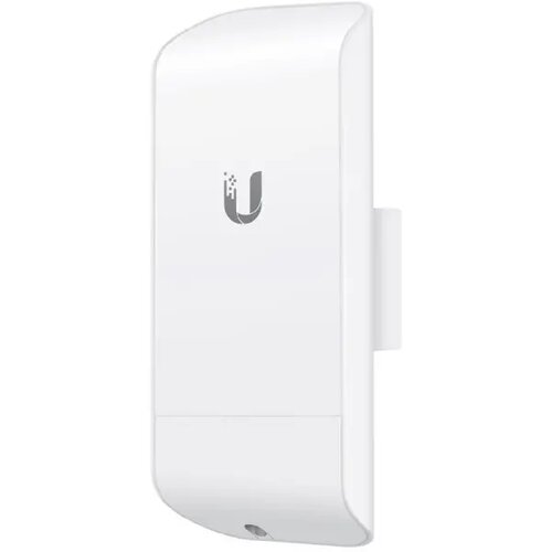 Ubiquiti NanoStation LocoM5, 5 GHz, 150+ Mbps, range 10+ km, 13 dBi, Pole Mounting kit included, Power method - Passive Power over Ethernet Slike