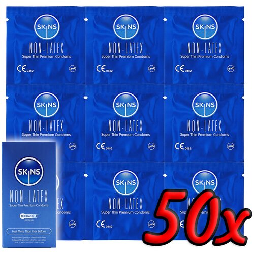 Skins Non-Latex Super Thin Premium Condoms 50 pack Slike