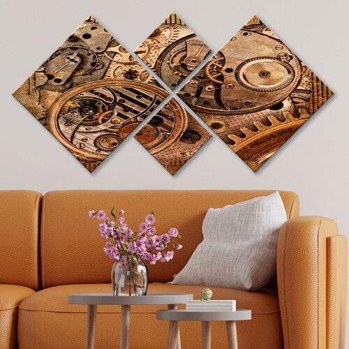 Wallity slika 4MDF245256766, 60x115 cm, 4 dela Cene