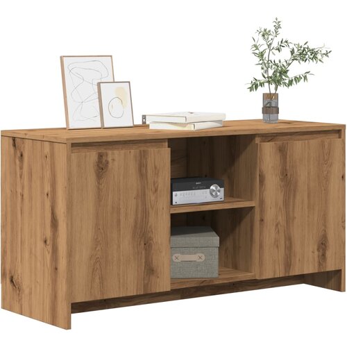 VidaXL TV omarica artisan hrast 102x37,5x52,5 cm inženirski les Slike
