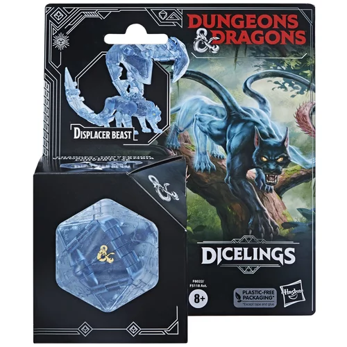 Hasbro DUNGEONS AND DRAGONS FIGURICA DISPLACER BEAST BLUE D20 DICE, (20838746)