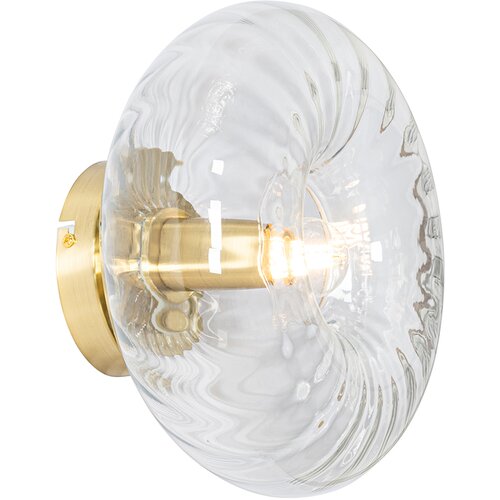 QAZQA Smart wandlamp goud met glas incl. Wifi P45 - Ayesha Cene