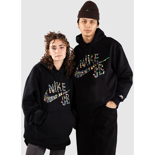 Nike SB Fleece Pull-Over Skate Pulover s kapuco black / white Cene
