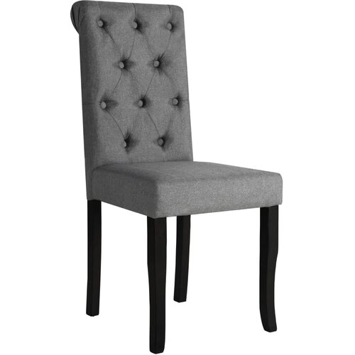 Maison Chic Jedilni stoli - Vzorci stoli 4 kosi temno sivo blago A987, (22031867) Slike