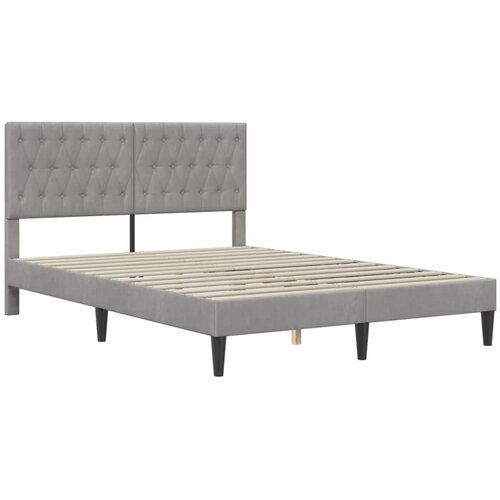  Okvir kreveta s madracem Svijetlo siva 120 x 200 cm Bar&amp;scaron;un Slike