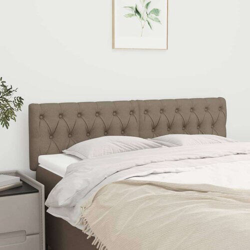 VidaXL uzglavlja 2 kom smeđesivi 72x7x78/88 cm od tkanine Slike