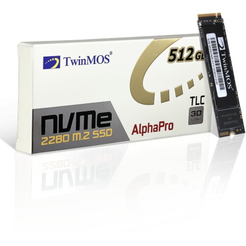 SSD M.2 NVMe TwinMOS 512GB, 3500MBs/3080MBs NVMeFGBM2280 Slike