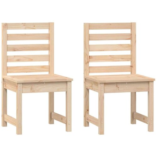  3-dijelni vrtni bistro set od masivne borovine Slike