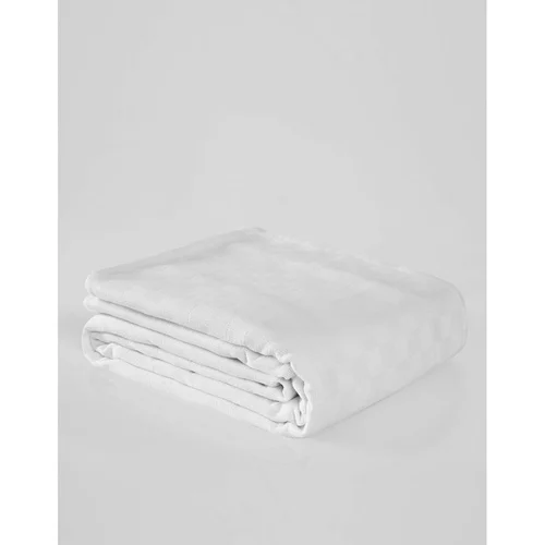 Mijolnir Bijeli pamučni prekrivač za bračni krevet 200x230 cm Plain –