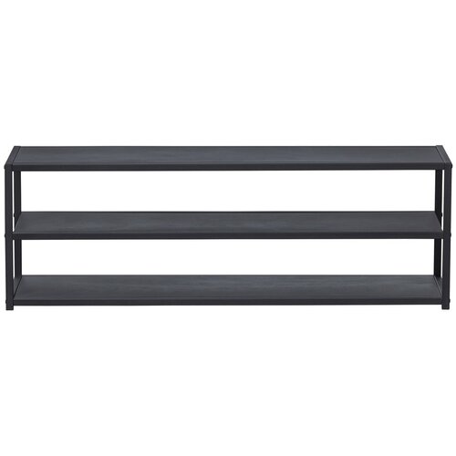WOOOD Crna metalna TV komoda 120x40 cm Teun &amp;ndash; Slike
