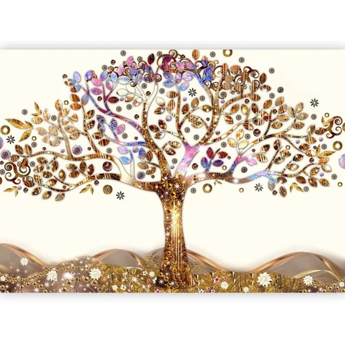  Foto tapeta - Golden Tree 441x315 Samoljepljiva Slike