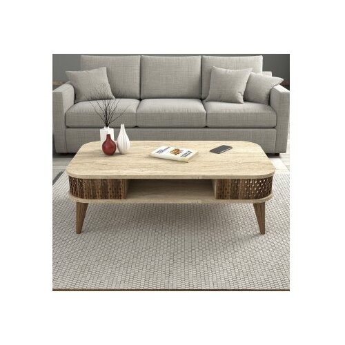 Hanah home eylul - travertine travertine coffee table Cene