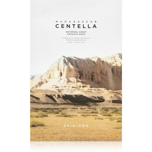 SKIN1004 Madagascar Centella Watergel Sheet Ampoule Mask intenzivna hidrogelna maska z vlažilnim učinkom 25 ml Slike