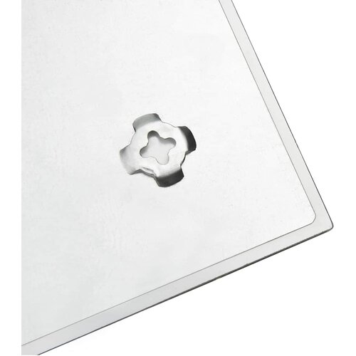  Zidna magnetna ploča od stakla 50 x 50 cm Siva Slike