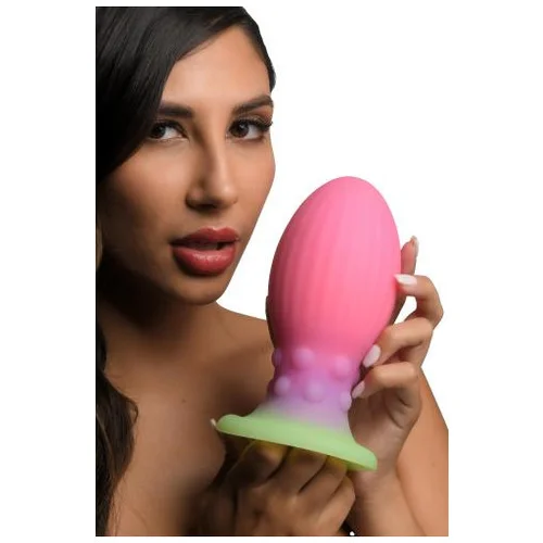 Creature Cocks Glow-In-The-Dark Silicone Xeno Egg - XL