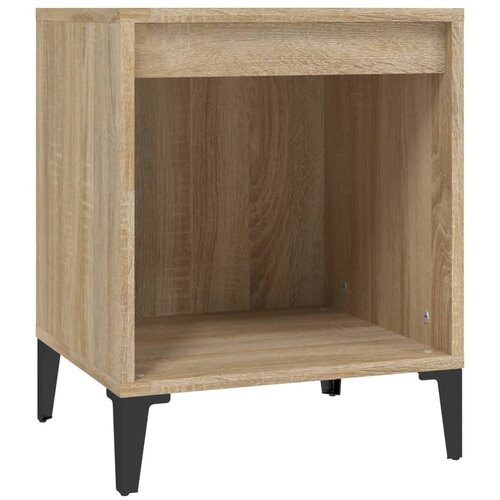 Maison Chic Nočna omarica - Nočna miza Sonoma hrast 40x35x50 cm, (21687215) Cene