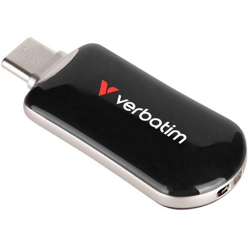 Verbatim Plectra Black 512GB USB-C Flash Drive 30227 Slike