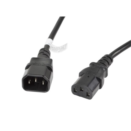 Lanberg Kabel Alargador Alimentacion CPU IEC320 C13 H/IEC320 C14 M VDE 3M, (21091079) Cene