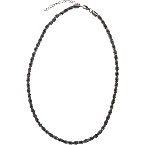 Urban Classics Accessoires Charon Intertwine Necklace gunmetal Cene