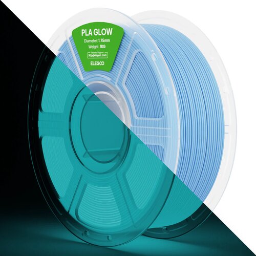 Elegoo PLA 1KG Glow Blue 1.75mm / 1000 g Slike