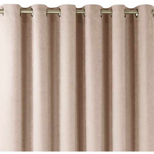  Curtain MILANA color powder pink style classic golden gold metal eyelets chenille 220x245 HOMEDE Cene
