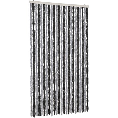 Zastor protiv muha sivo-crni 100 x 220 cm od &amp;scaron;enila Slike