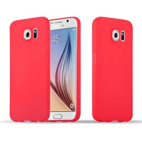 Cadorabo Case, združljiv s Samsungom v Candy Red - Za&amp;scaron;čitni pokrov iz fleksibilnega silikona TPU, (20571529) Slike