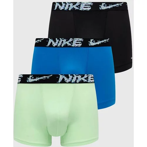 Nike Bokserice 3-pack za muškarce, boja: zelena