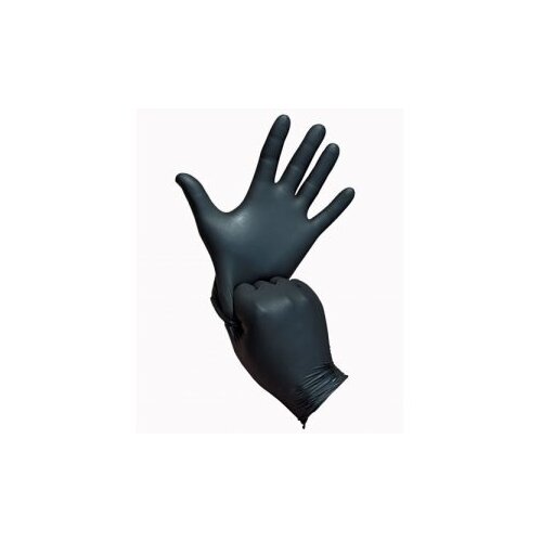 Nitril rukavice /crne/ &amp;ndash; M &amp;ndash; 100/1 Slike