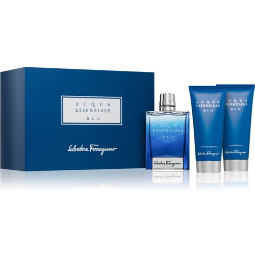 Salvatore Ferragamo Acqua Essenziale Blu darilni set za mo&amp;scaron;ke Slike