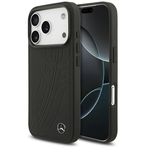 Mercedes OVITEK ZA IPHONE 17 PRO, USNJEN, VELIK, LOVOROV, Z LEPILO MAGSAFE, (5000345328) Cene