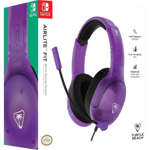 Turtle Beach Airlite Fit žične slu&scaron;alke vijolične barve za PC & Switch & PS5 & PS4 & Xbox Series & Xbox One Cene